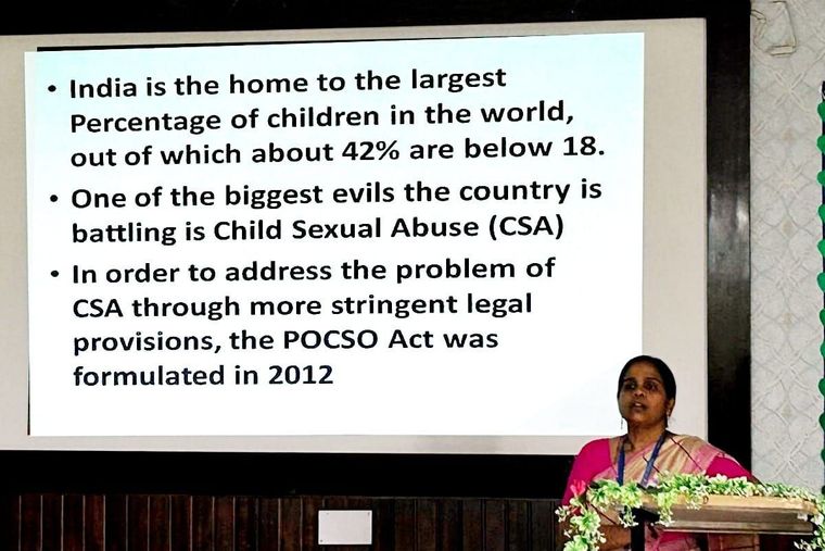 POCSO Training conducted by our esteemed Dean Aca demics ma'am Ms. Shahar Banu at Sunbeam School Ballia — photograph 2 of 8