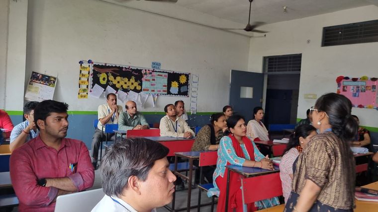 Ms. Neha Srivastava conducted a comprehensive session on the National Credit Framework (NCrF) at Sunbeam School Ballia — photograph 8 of 8