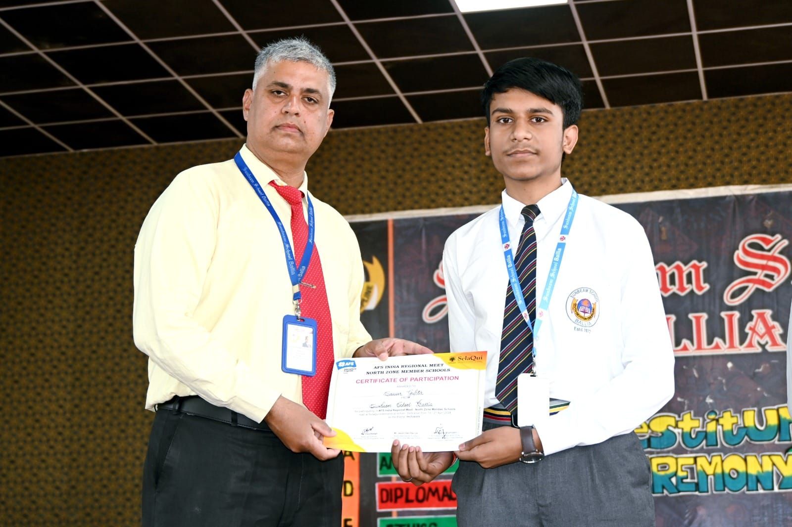 AFS INDIA 3rd REGIONAL MEET NORTH ZONE 2024 which was hosted by SELAQUI INTERNATIONAL SCHOOL… at Sunbeam School Ballia
