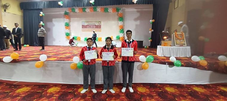 Our talented students participated in the "Voter Awareness Campaign District Level Poster Art… at Sunbeam School Ballia — photograph 4 of 4