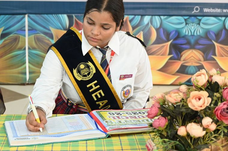 Student Council Investiture Ceremony 2025 at Sunbeam School Ballia — photograph 3 of 52