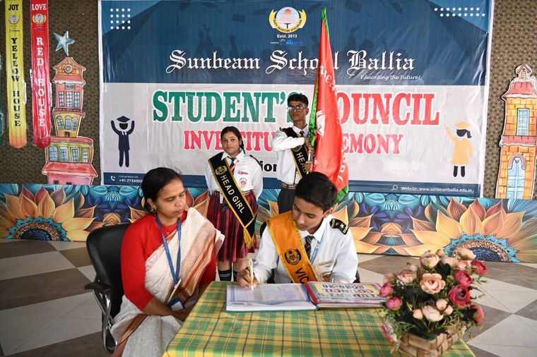 Student Council Investiture Ceremony 2025 at Sunbeam School Ballia — photograph 5 of 52