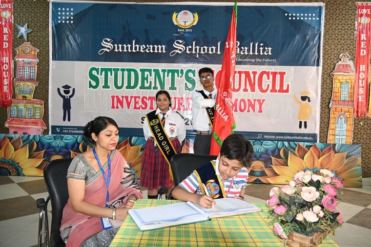 Student Council Investiture Ceremony 2025 at Sunbeam School Ballia — photograph 9 of 52
