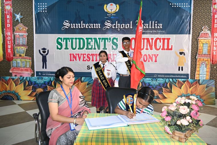 Student Council Investiture Ceremony 2025 at Sunbeam School Ballia — photograph 14 of 52