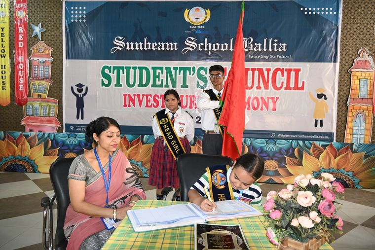 Student Council Investiture Ceremony 2025 at Sunbeam School Ballia — photograph 11 of 52