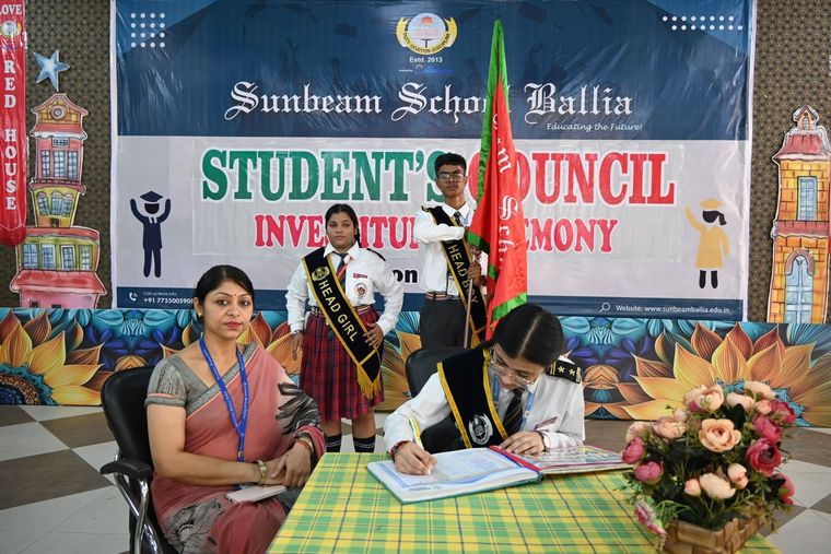 Student Council Investiture Ceremony 2025 at Sunbeam School Ballia — photograph 16 of 52
