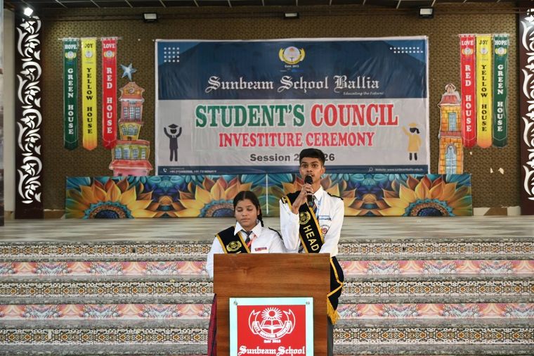 Student Council Investiture Ceremony 2025 at Sunbeam School Ballia — photograph 17 of 52