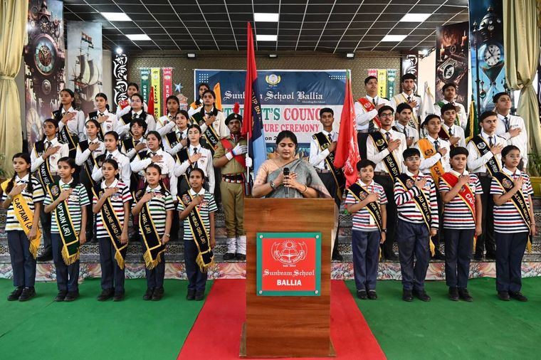 Student Council Investiture Ceremony 2025 at Sunbeam School Ballia — photograph 18 of 52
