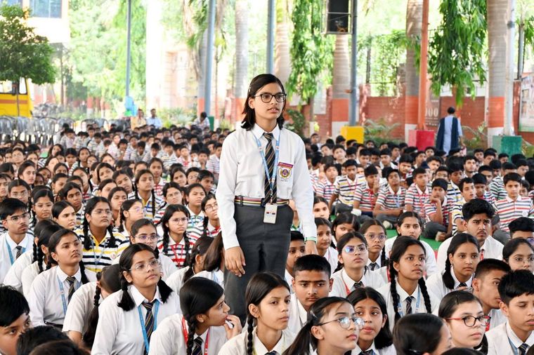 Monitor’s Investiture Ceremony! at Sunbeam School Ballia — photograph 1 of 46