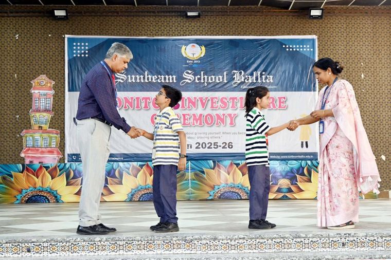 Monitor’s Investiture Ceremony! at Sunbeam School Ballia — photograph 2 of 46