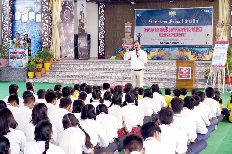 Monitor’s Investiture Ceremony! at Sunbeam School Ballia — photograph 8 of 46