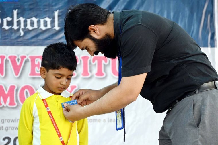 Monitor’s Investiture Ceremony! at Sunbeam School Ballia — photograph 9 of 46