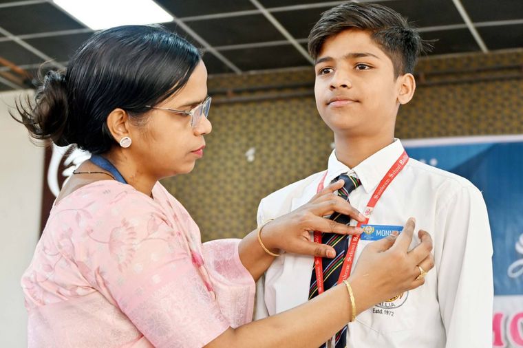 Monitor’s Investiture Ceremony! at Sunbeam School Ballia — photograph 32 of 46