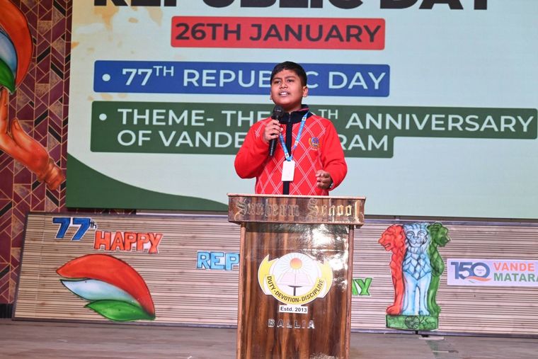 Celebrating the Spirit of 77th Republic Day at Sunbeam School Ballia — photograph 10 of 43