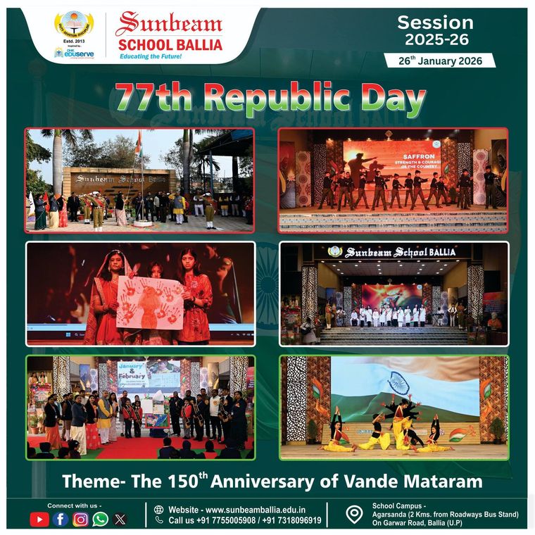 Celebrating the Spirit of 77th Republic Day at Sunbeam School Ballia — photograph 13 of 43