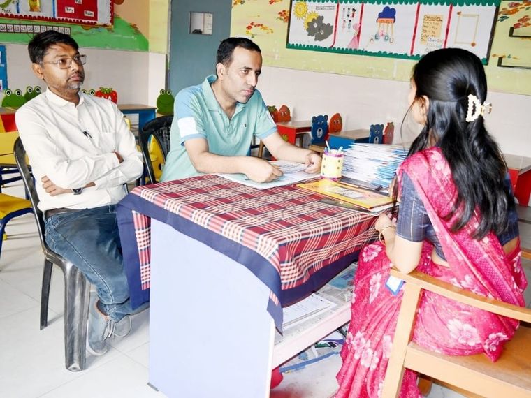 Report Card Distribution Day at Sunbeam School Ballia at Sunbeam School Ballia — photograph 25 of 33