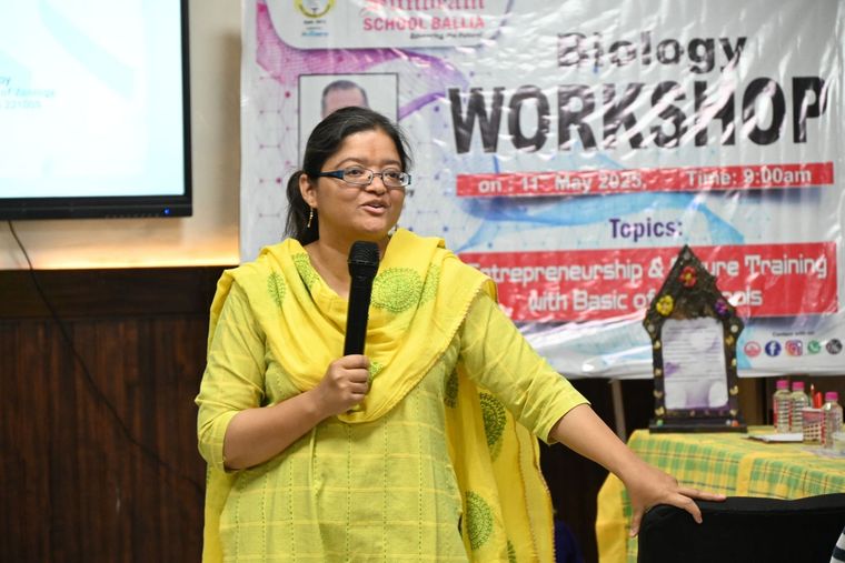 Our school had the privilege of hosting an enriching Biology Workshop focused on Entrepreneurship &… at Sunbeam School Ballia — photograph 16 of 29
