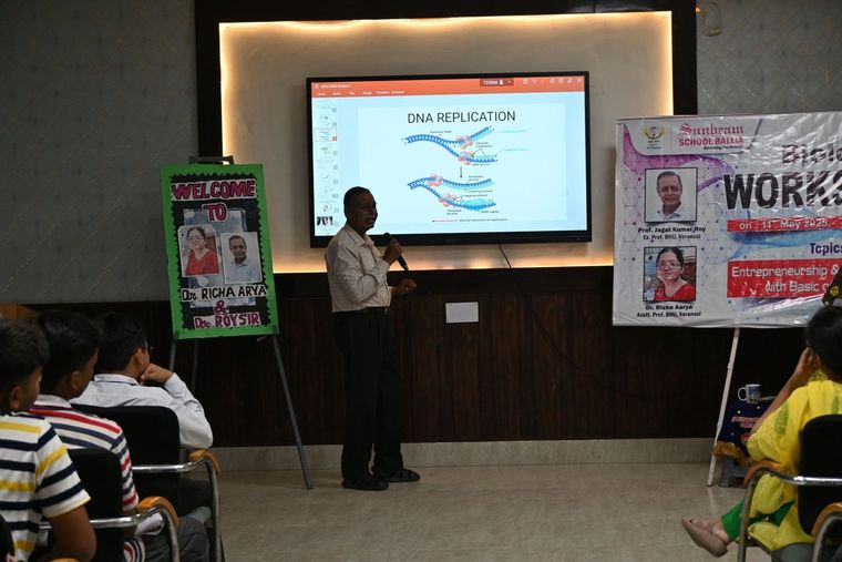 Our school had the privilege of hosting an enriching Biology Workshop focused on Entrepreneurship &… at Sunbeam School Ballia — photograph 21 of 29