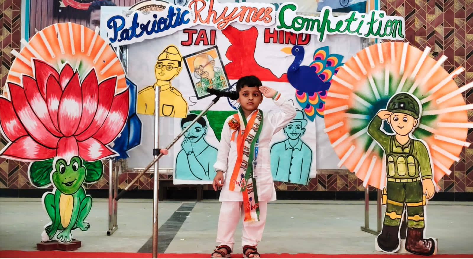 Today, our students from the KG Section filled the campus with pride and patriotism through a… at Sunbeam School Ballia