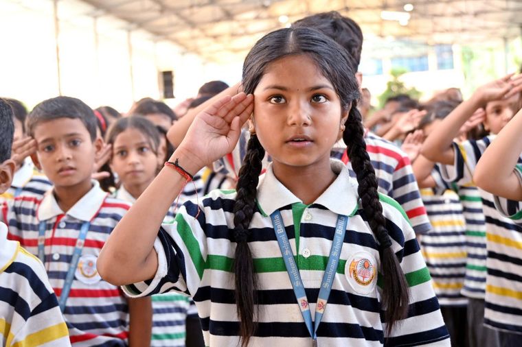 War Siren Mock Drill at Sunbeam School Ballia at Sunbeam School Ballia — photograph 9 of 17