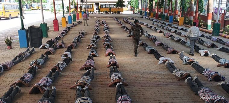 War Siren Mock Drill at Sunbeam School Ballia at Sunbeam School Ballia — photograph 13 of 17