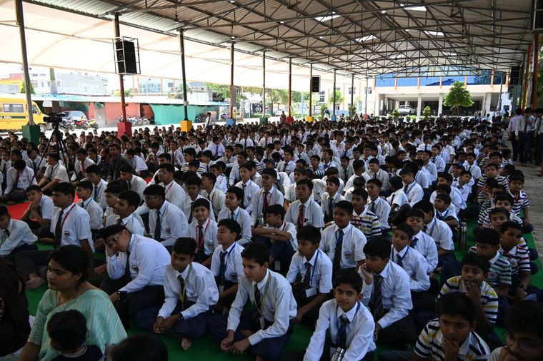SPIC MACAY 2025 at Sunbeam School Ballia — photograph 11 of 19