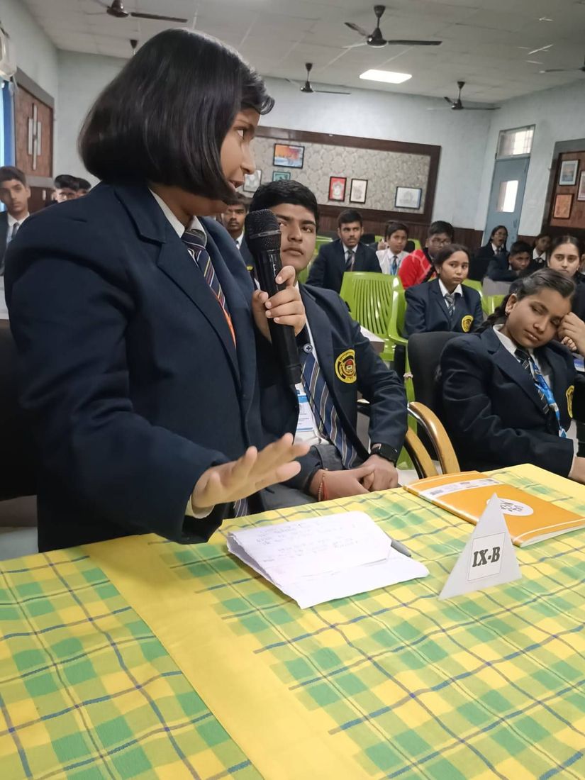 Today we conducted our English Debate on the theme “Technology has connected us more at Sunbeam School Ballia — photograph 9 of 18