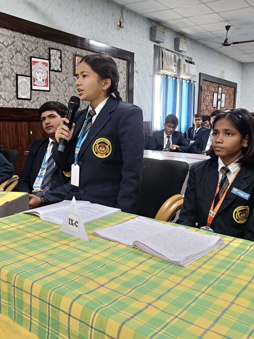Today we conducted our English Debate on the theme “Technology has connected us more at Sunbeam School Ballia — photograph 12 of 18