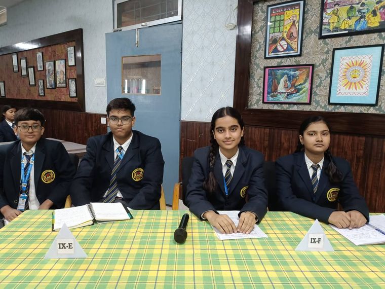 Today we conducted our English Debate on the theme “Technology has connected us more at Sunbeam School Ballia — photograph 8 of 18