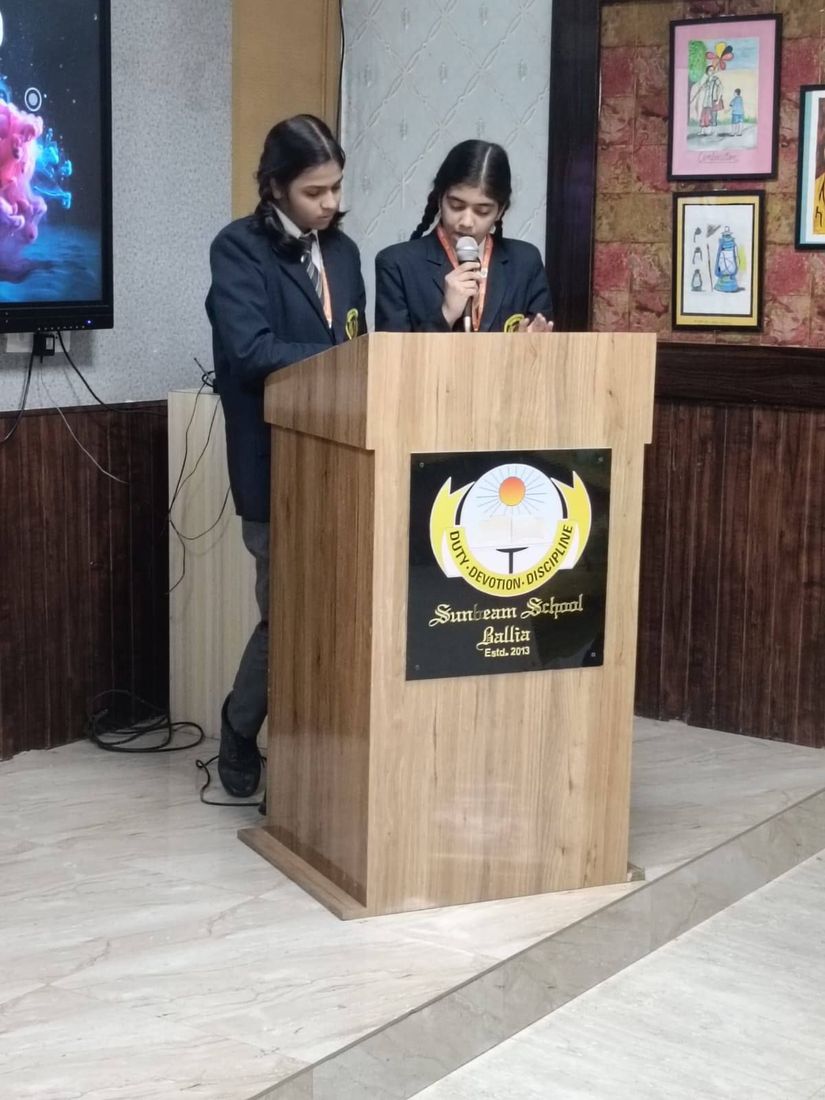 Today we conducted our English Debate on the theme “Technology has connected us more at Sunbeam School Ballia — photograph 18 of 18