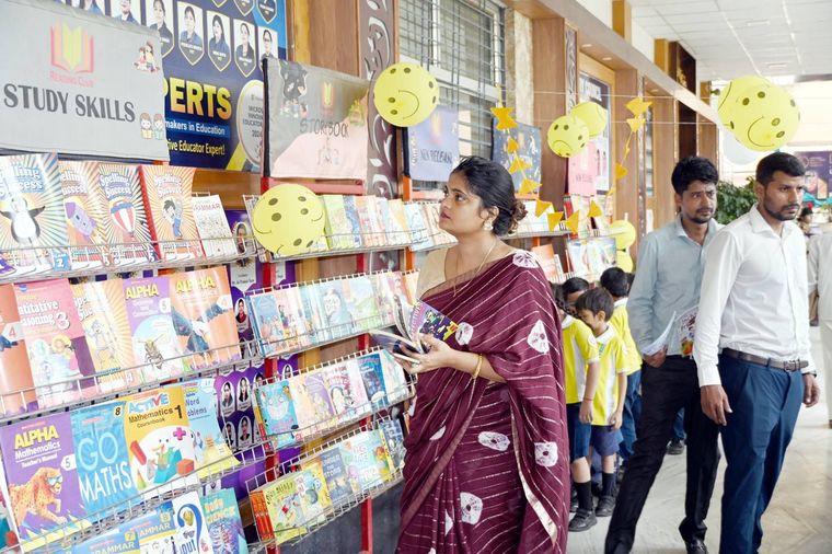We are delighted to host the Reading Carnival – Book Fair, a celebration of books, stories at Sunbeam School Ballia — photograph 2 of 17