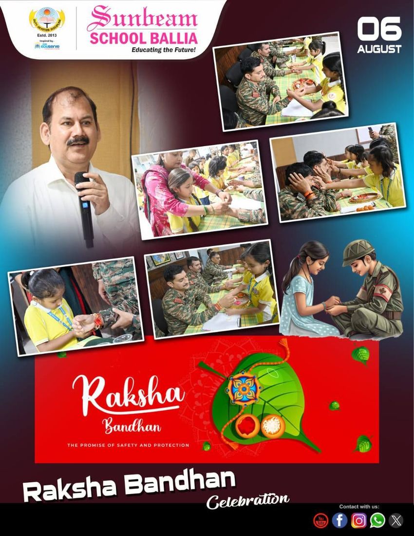 Rakshabandhan Celebrations with NCC Heroes! at Sunbeam School Ballia — photograph 4 of 16