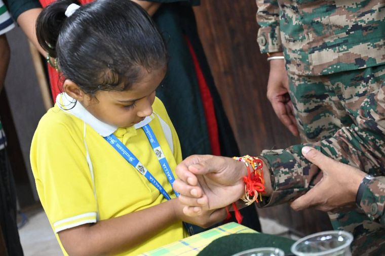 Rakshabandhan Celebrations with NCC Heroes! at Sunbeam School Ballia — photograph 16 of 16
