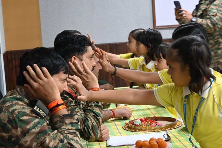 Rakshabandhan Celebrations with NCC Heroes! at Sunbeam School Ballia — photograph 15 of 16
