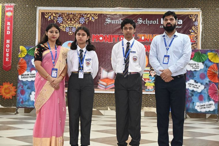 Today, our school conducted the Monitors Investiture Ceremony for classes III to XII The newly… at Sunbeam School Ballia — photograph 6 of 12