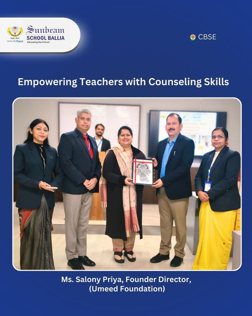 Sunbeam School Ballia Enhances Teacher Counseling Skills at Sunbeam School Ballia — photograph 11 of 12