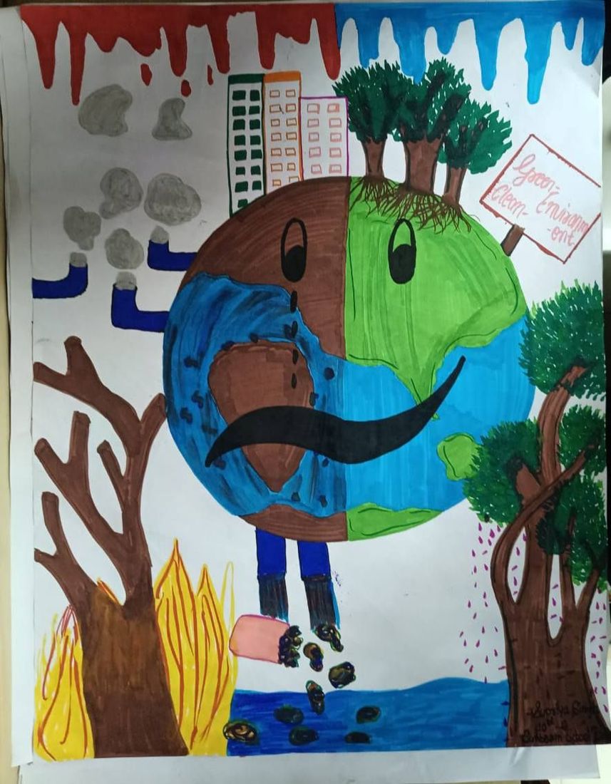 our talented students enthusiastically participated in the Drawing and Painting Competition… at Sunbeam School Ballia — photograph 3 of 12