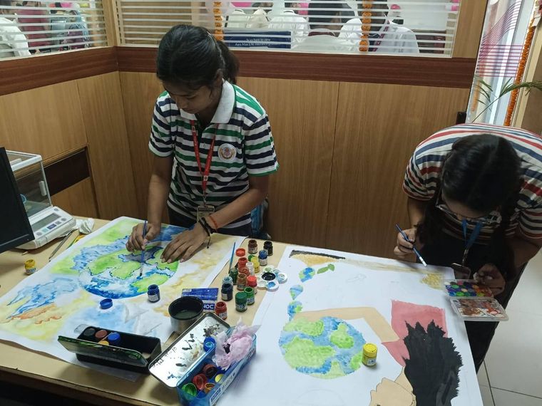 our talented students enthusiastically participated in the Drawing and Painting Competition… at Sunbeam School Ballia — photograph 7 of 12