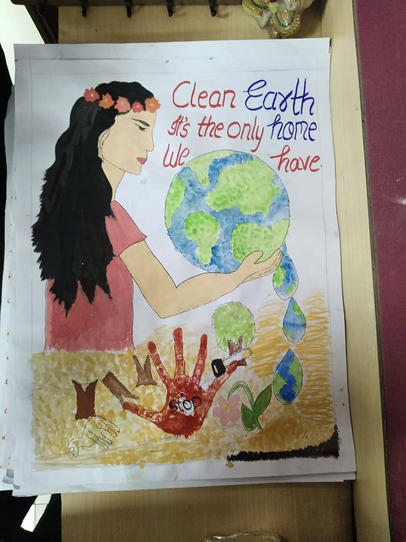 our talented students enthusiastically participated in the Drawing and Painting Competition… at Sunbeam School Ballia — photograph 9 of 12