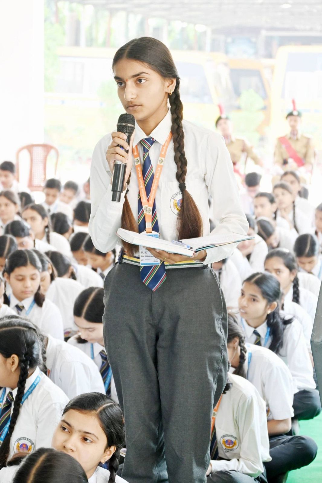 We were honoured to have Kartik Bajoria, Co-Founder of Driveway Devi at Sunbeam School Ballia — photograph 3 of 11