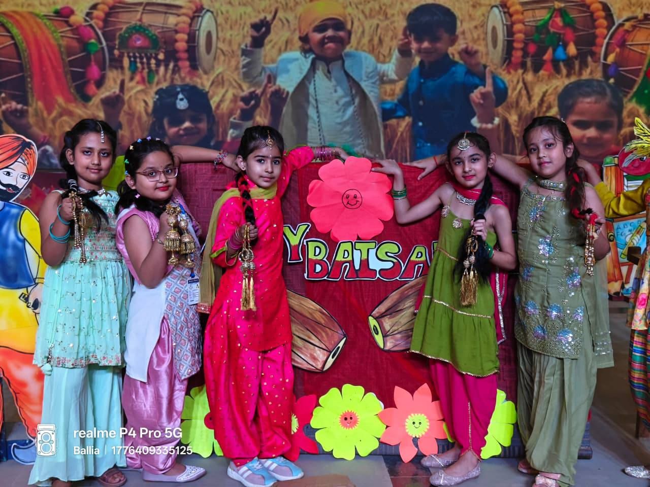 Baisakhi Celebration by Nur–2 at Sunbeam School Ballia