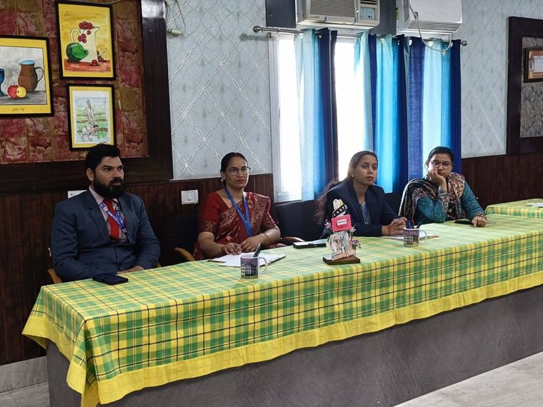 Today we held our Hindi Debate on the theme “नई शिक्षा नीति में त्रिभाषा सूत्र” at Sunbeam School Ballia — photograph 11 of 11