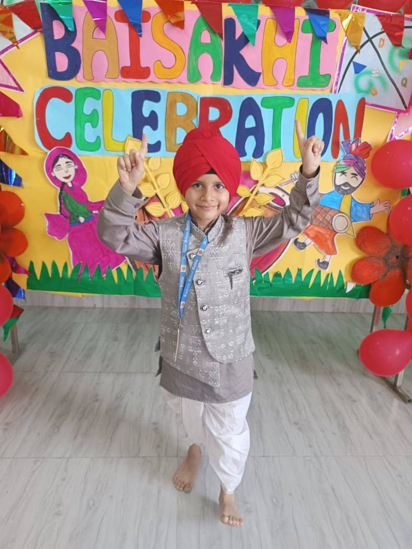 Today, our little Sunbeams from Nursery to Class II celebrated the vibrant festival of Baisakhi… at Sunbeam School Ballia — photograph 5 of 11