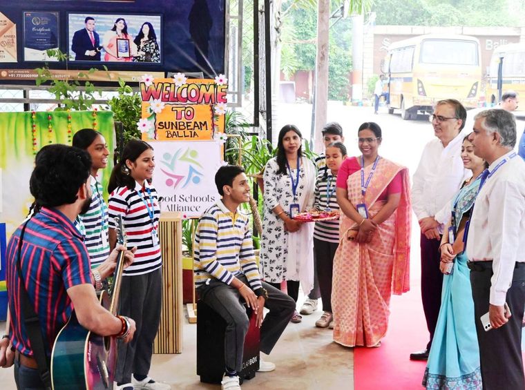 We were privileged to have Mr. Sandeep Dutt, Founder of Good School Alliance and Learning Forward… at Sunbeam School Ballia — photograph 9 of 9
