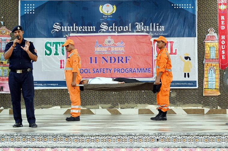 Today, we had the privilege of hosting the 11th Battalion of the National Disaster Response Force… at Sunbeam School Ballia — photograph 7 of 10