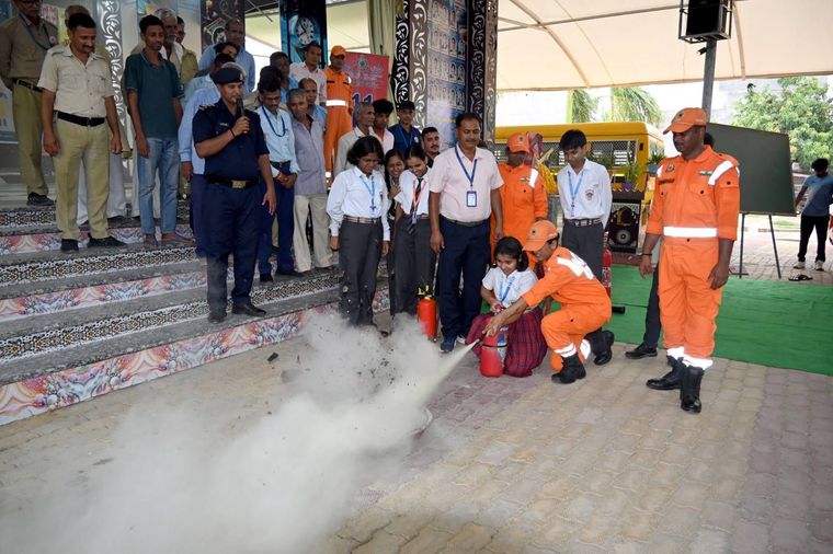 Today, we had the privilege of hosting the 11th Battalion of the National Disaster Response Force… at Sunbeam School Ballia — photograph 6 of 10