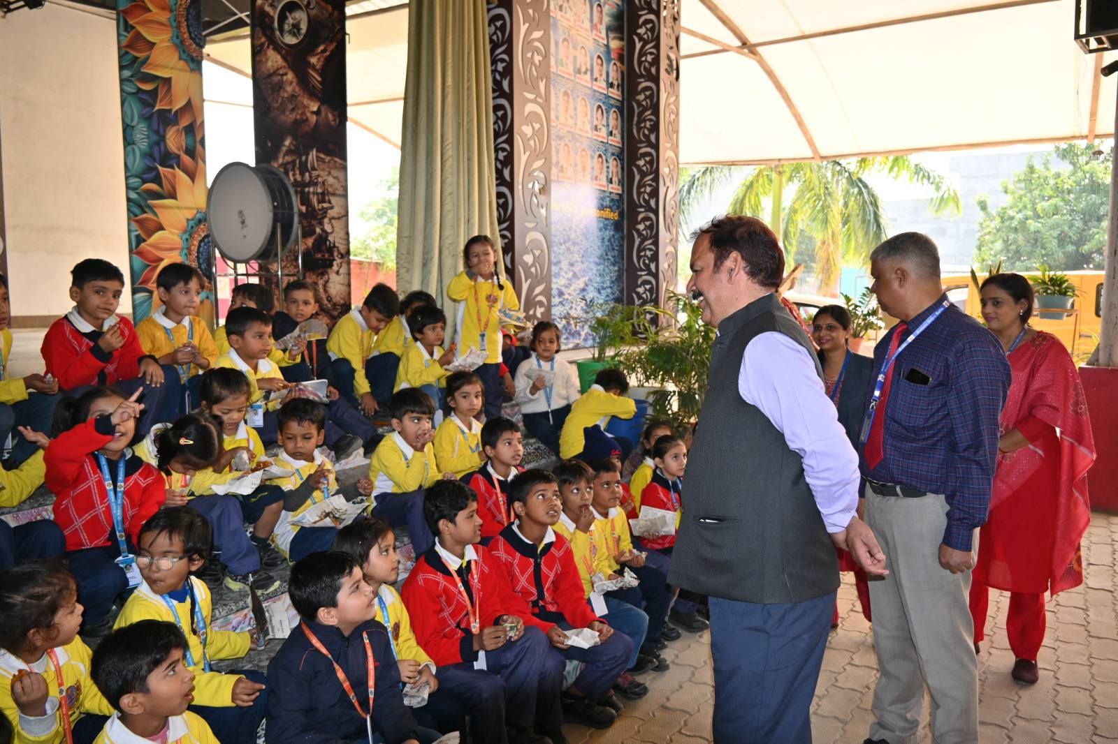 “Life may have twists… but at least jalebi has sweet ones!” at Sunbeam School Ballia