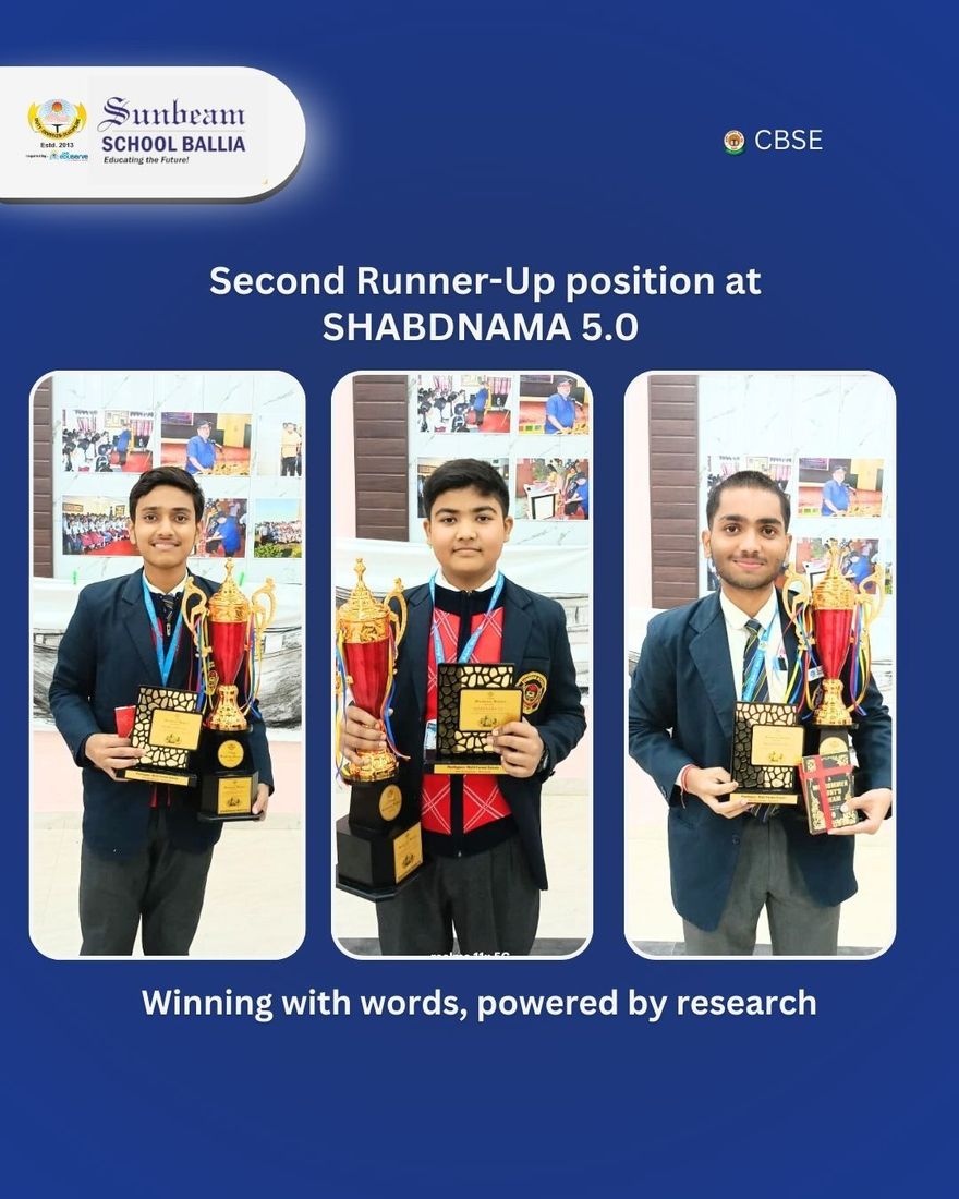 Research-led debates, result-driven success! at Sunbeam School Ballia — photograph 4 of 7