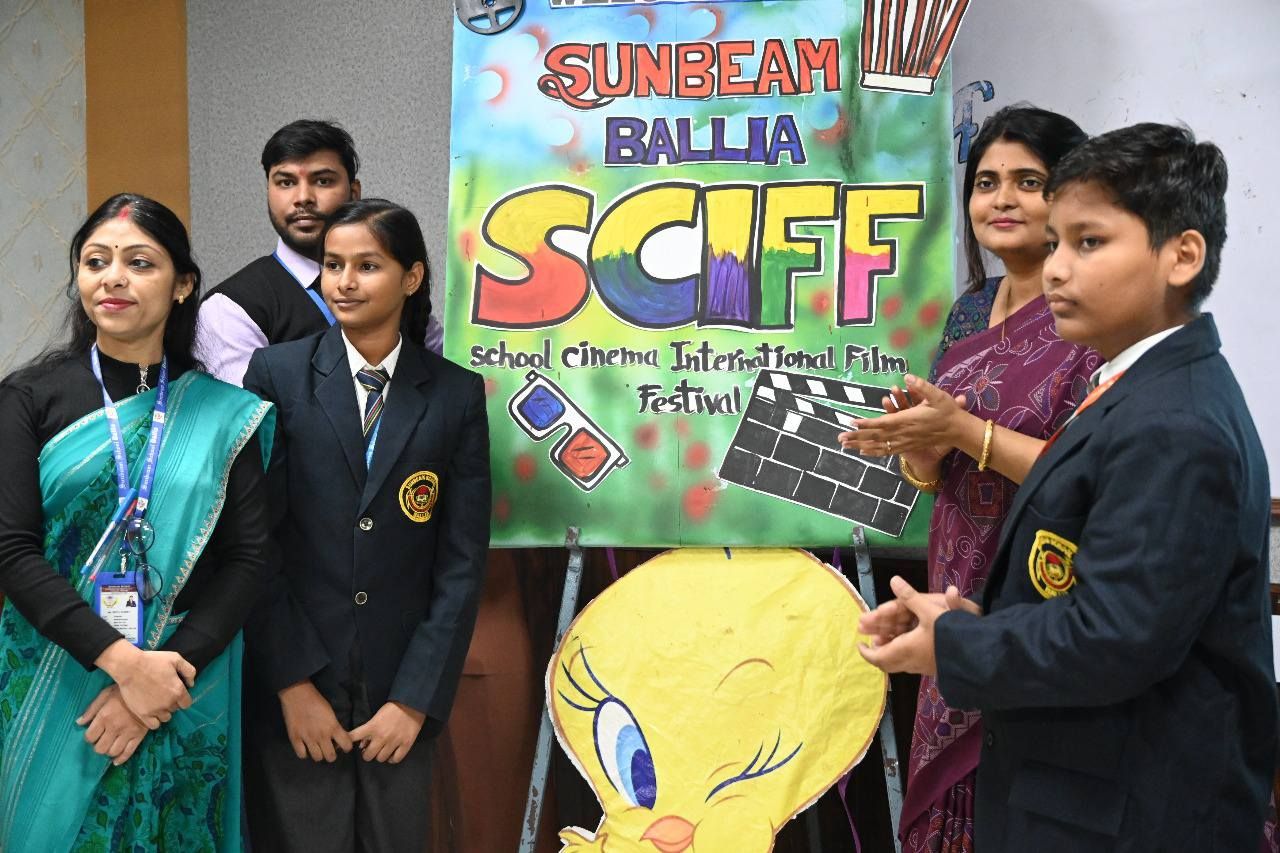 School Cinema Screening at Sunbeam School Ballia