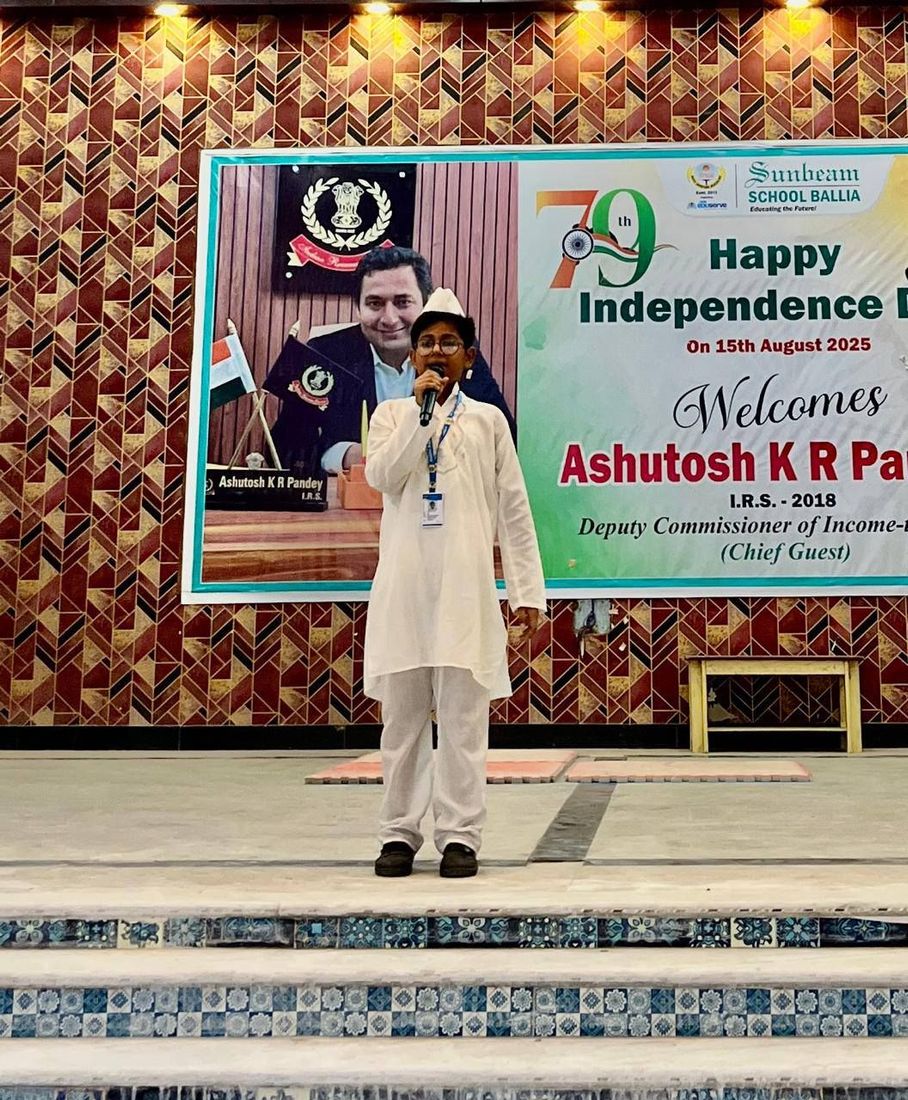 On the occasion of Prime Minister Week Our talented Class 5 students beautifully enacted the roles… at Sunbeam School Ballia — photograph 6 of 6
